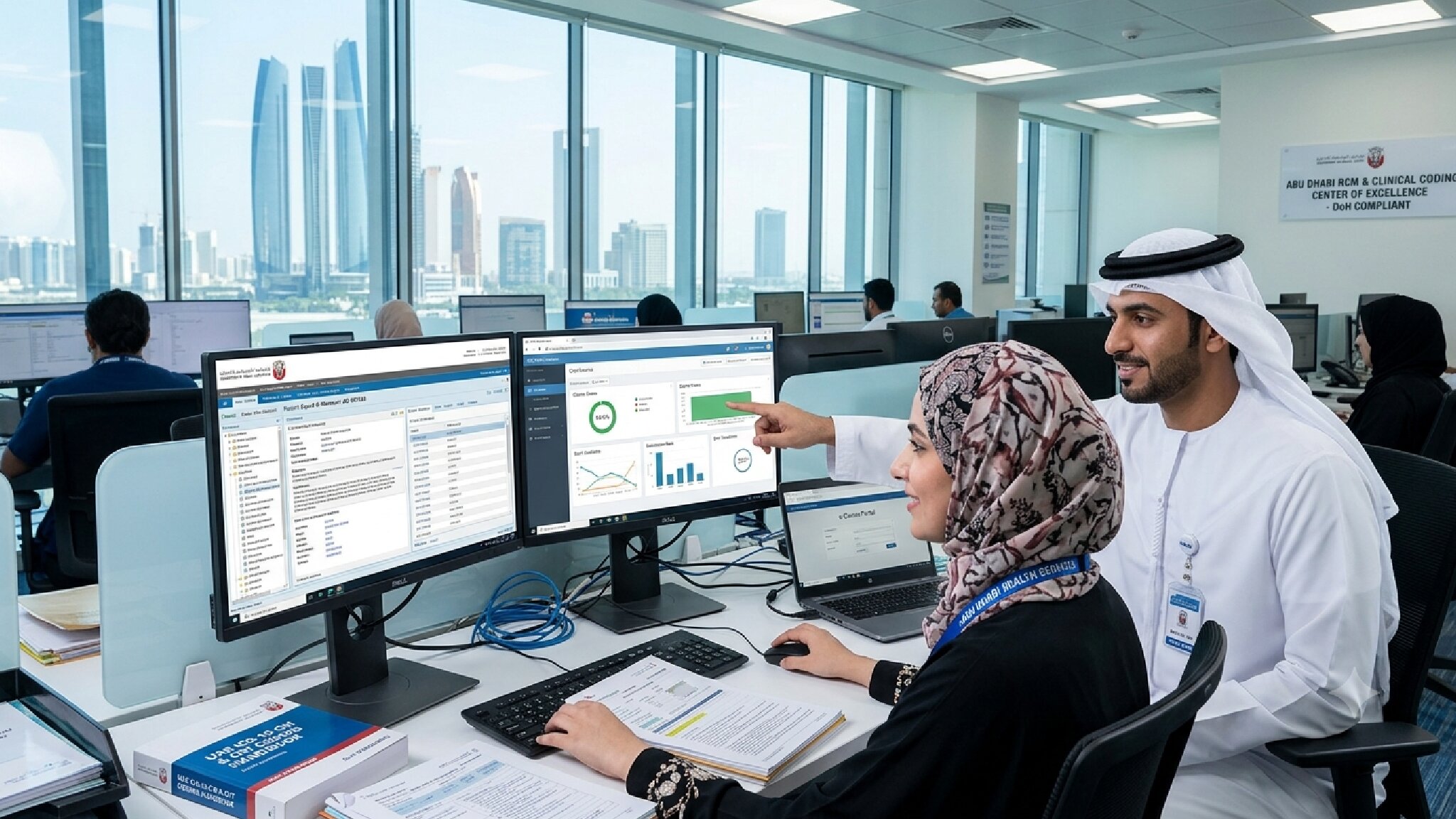 Abu Dhabi RCM and Clinical Coding Preparing for Shafafiya, Malaffi, Jawda, DRG and E&M Requirements